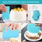 Piping Bags and Tips Set, Reusable Cake Decorating Supplies with 2 Reusable Bags, 12 Icing Tips, 2 Silicone Rings, 2 Couplers and 3 Scrapers, Cake Baking Tools for Cookie Icing Cakes Cupcakes